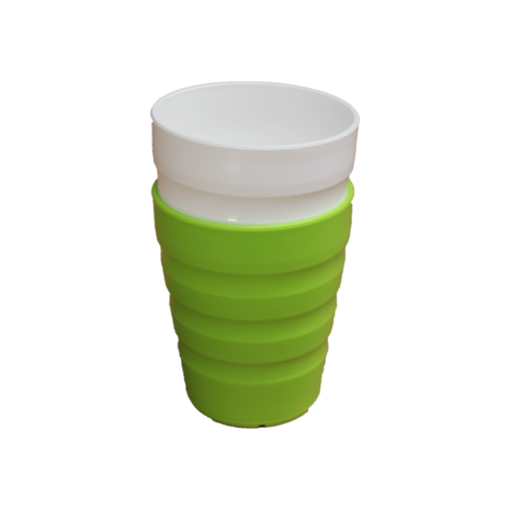 GreenPicnic verkoopt Ajaa stapelbare drinkbekers van duurzaam en milieuvriendelijk bioplastic