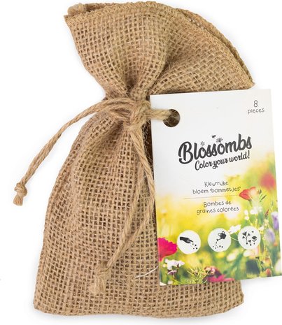 Blossombs Bloembommetjes in jute zakje