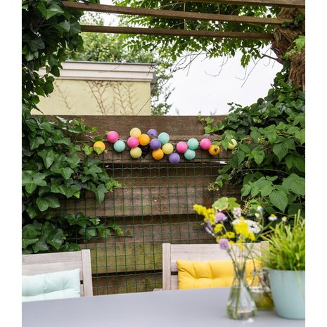 Vestiging herinneringen Omkleden Buitenverlichting van Cotton Ball Lights - Fairtrade LED lichtslinger - GreenPicnic Vestiging herinneringen Omkleden Buitenverlichting van Cotton Ball Lights - Fairtrade LED lichtslinger - GreenPicnic