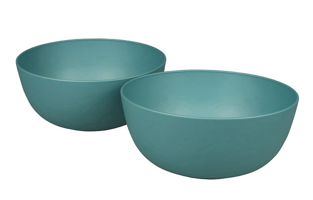 Zuperzozial Boost Bowls Misty Blue -  bioplastic kommen Petrol blauw