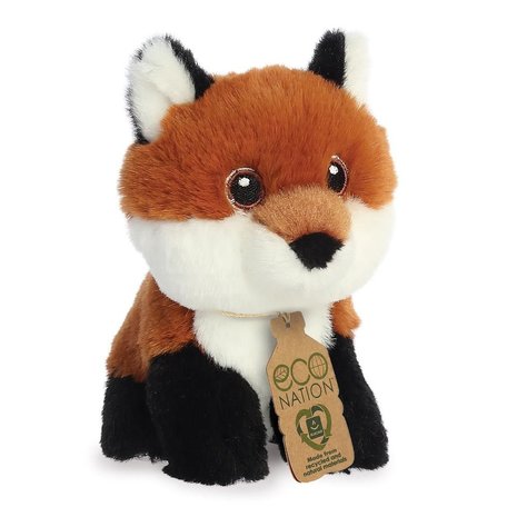 Mini Eco Nation vos knuffel bij verkooppunt GreenPicnic
