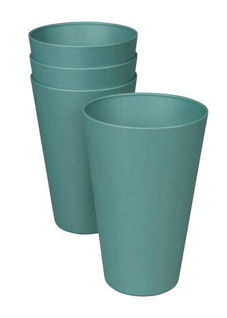 GreenPicnic Reload Cup Misty Blue, bioplastic bekers - Zuperzozial