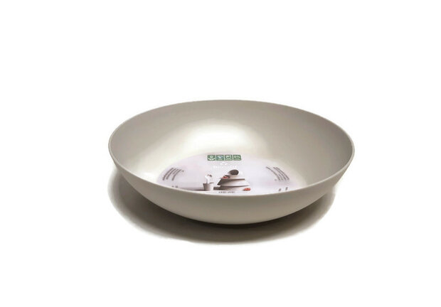 BioLoco Soup Bowl Grey - PLA bio plastic diep bord GreenPicnic