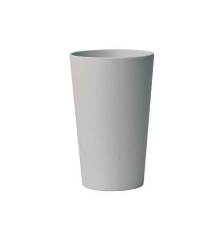 BioLoco Cup Grey - Lichtgrijze beker van duurzaam PLA bio plastic - GreenPicnic