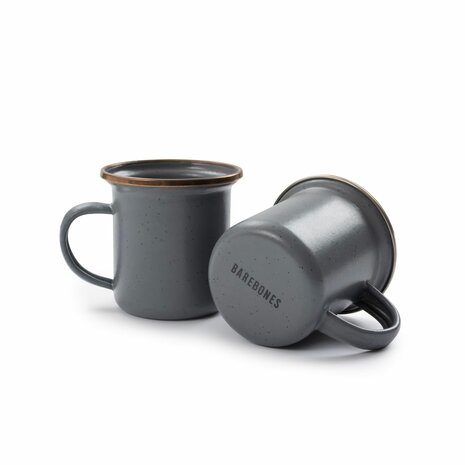 Barebones slate grey espresso cups