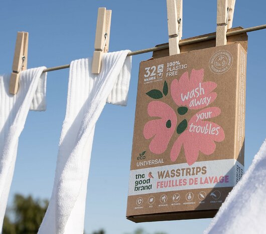 Eco was strips van The Good Brand, ecologisch wasmiddel bij GreenPicnic