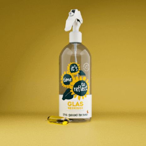 The Good Brand glasreiniger rpet fles met pod