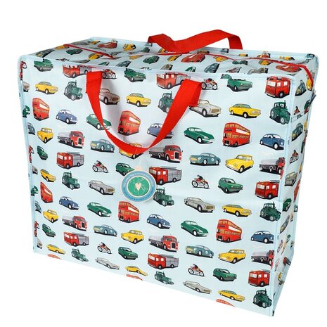 XL opbergtas met wild animals print - REX London Jumbo bag Road Trip