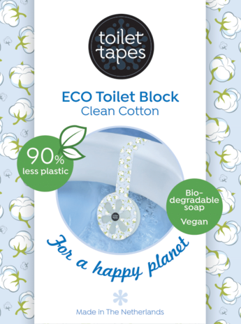 GreenPicnic - Duurzame wc reiniger met Clean Cotton van Toilet Tapes