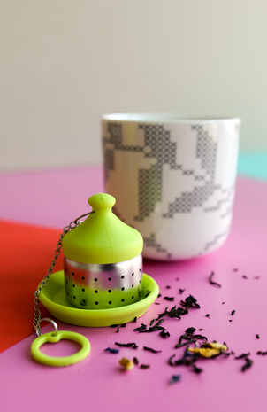 GreenPicnic - Tea infuser van Dotz voor losse thee