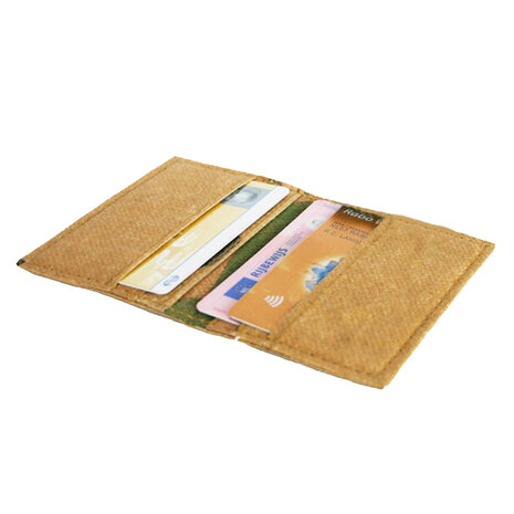 Superwaste Card Holder Folding, pasjes houder gerecyclede teabags Greenpicnic