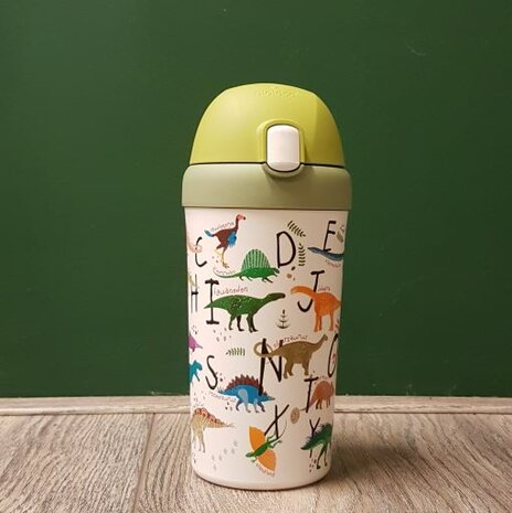 GreenPicnic Bioloco Plant kids bio cup Dino drinkbekers met rietje