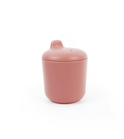 GreenPicnic silicone tuitbeker - Sippy Cup Coral van Ekobo