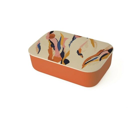 Abstract Pattern lunchbox van bioplastic, Bioloco Plant bij Greenpicnic