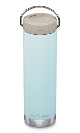 RVS thermosfles in lichtblauw, Klean Kanteen TK Wide Blue Tint Greenpicnic