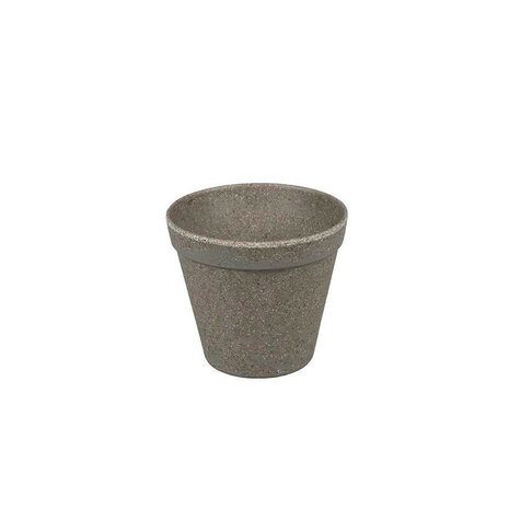 Zuperzozial plantenpot small pepper grey