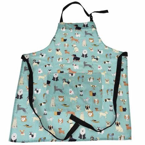 GreenPicnic - Rex London Recycled Cotton Kitchen Apron met honden