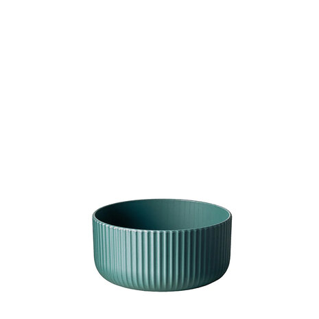 Donkergroene Plant Deluxe small bowl van bioloco - Sage green