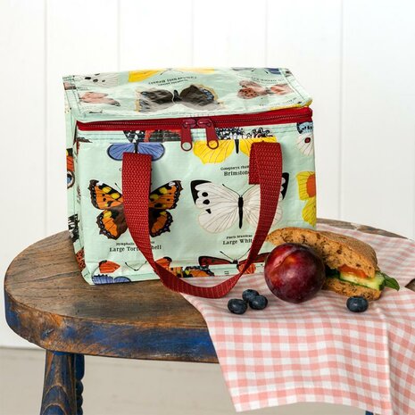 REx london lunch bag butterfly, lunchtasje met vlinder print