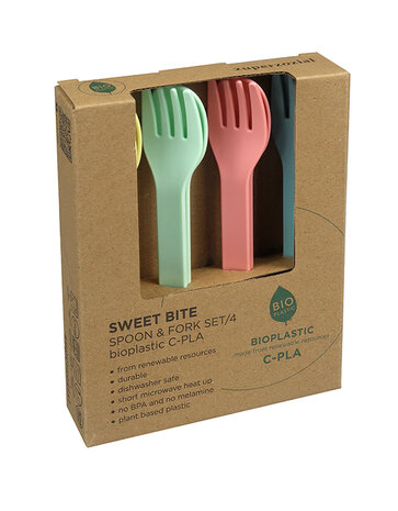 Zuperzozial Sweet Bite bestekjes in zachte kleuren - Eco webshop GreenPicnic