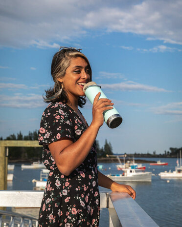 Twistdop met rietje van Klean kanteen drinkfles bij Greenpicnic