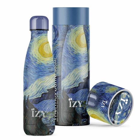 Izy Bottles Thermosfles Vincent van Gogh de sterrennacht