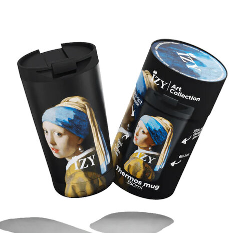 Greenpicnic- Coffee mug Girl with a  pearl earring Izy x Art collection