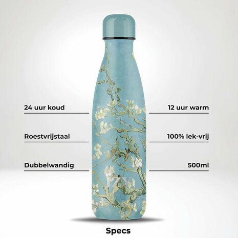 IZY bottle 500ml met Amandelbloesem van Van Gogh, GreenPicnic