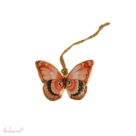 Vlinder Magali, kleine metalen vlindertje van Imbarro