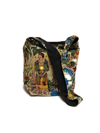 Fairtrade Crossbody bag Frida Kahlo, Greenpicnic