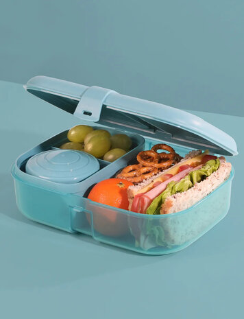 Sistema Ocean Bound Plastic To Go lunchbox Teal
