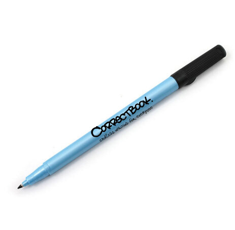 Correctbook uitwisbare stift zwart