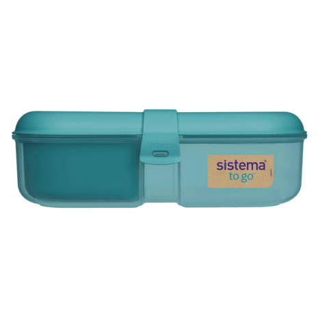 Sistema Ocean Bound Plastic To Go lunchbox Teal