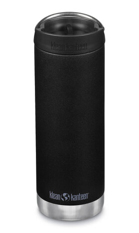 Klean Kanteen 16oz isolatiefles met coffee cap Black