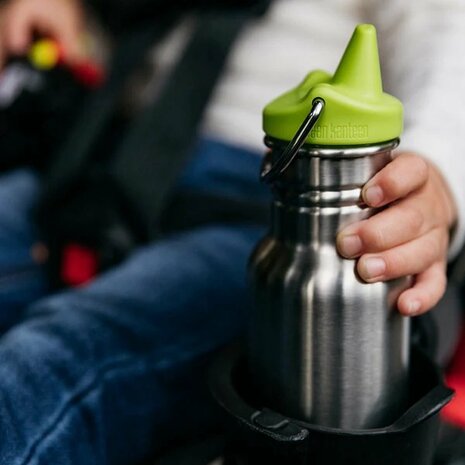 Kid kanteen Sippy Cap drinkfles RVS, Make it a Green Picnic