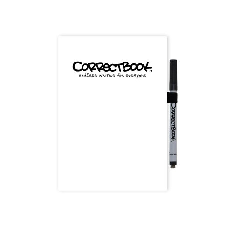 Correctbook Scratch Inspirational White, whiteboard schriftje