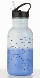 Typhoon Pure Cloud kleur veranderende drinkfles met rietje