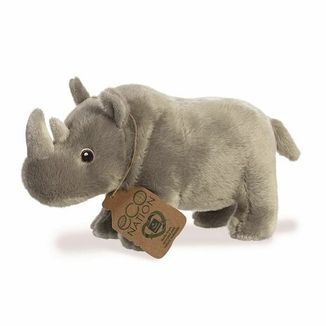 Knuffeldier Neushoorn van Eco Natio