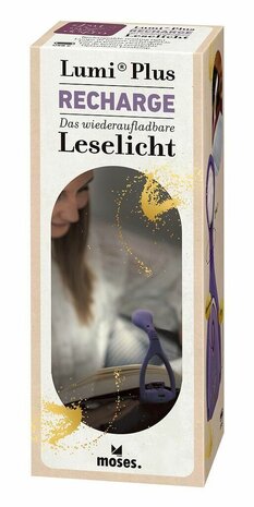 Moses Libri Plus recharge boek leeslamp in doosje