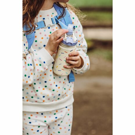Confetti for Kids drinkfles met rietje van The Cotton Cloud