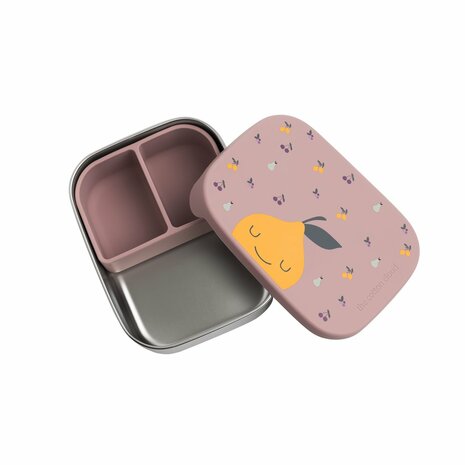 The Cotton Cloud lunchbox RVS met siliconen deksel  Fruity