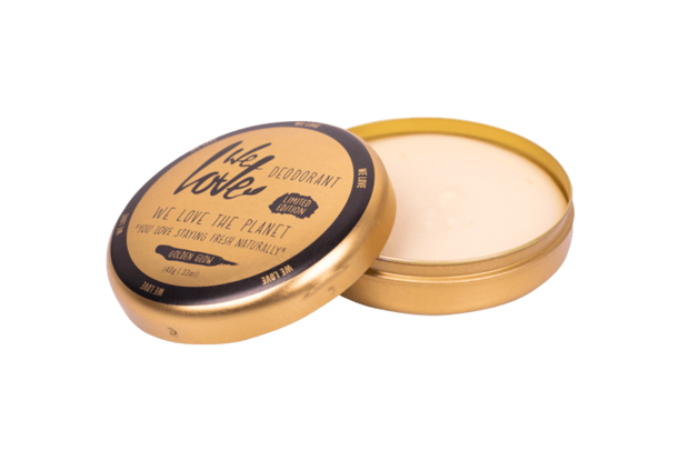 GreenPicnic - Golden Glow natuurlijke deodorant in blik van We Love the Planet