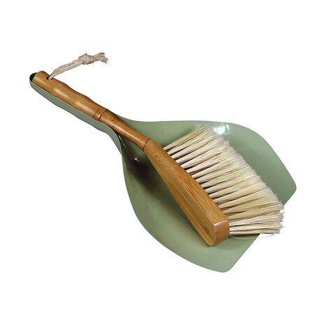 Cabanaz Dustpan and Brush Vintage Green