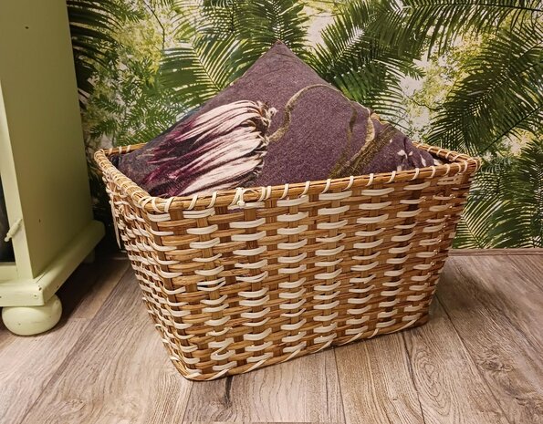 Natuurlijke bamboe mand Fairtrade