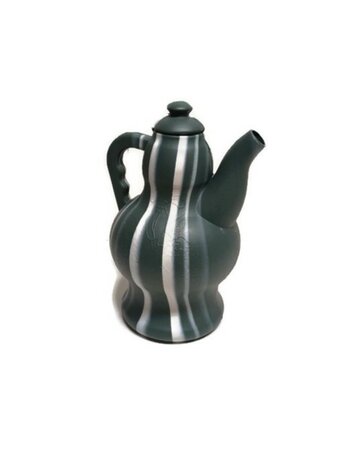 Fairtrade tie-dye koffiepot gieter van gerecycled plastic, Greenpicnic