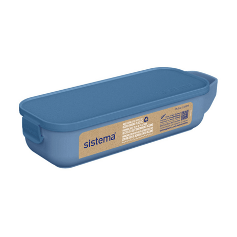 Sistema Ocean Bound Plastic snack box in blauw