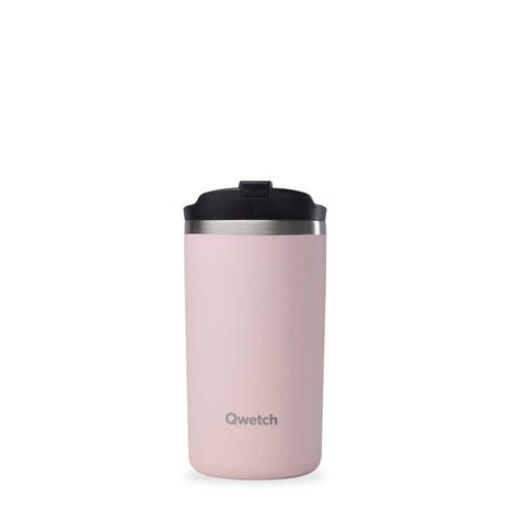 Qwetch pastel Pink Coffee to Go beker