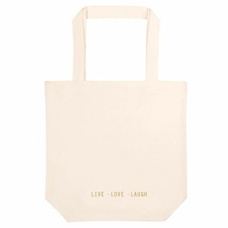 Achterkant Buddha shopper van Moses bij Greenpicnic