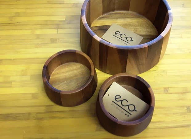 EcoDesign Fairtrade houten schalen