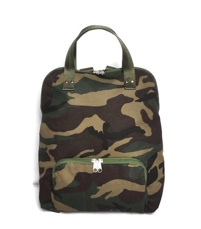 Fairtrade rugzak canvas Camouflage